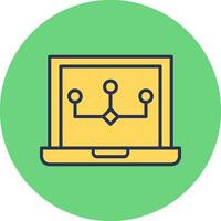Data Modeling Vector Icon