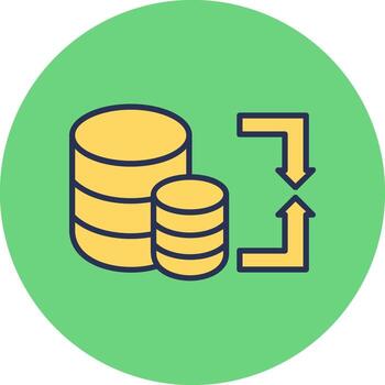 Data Migration Vector Icon