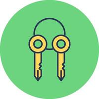 Surrogate Key Vector Icon