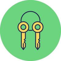 Surrogate Key Vector Icon