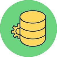 Data Warehouse Vector Icon