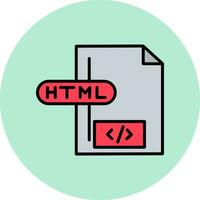 Html File Vector Icon
