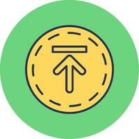 Up Arrow Upload Vector Icon