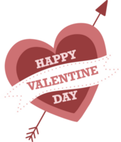 Happy valentine day illustration png