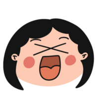 Laugh face expression png