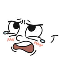 Sad angry expression png
