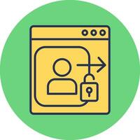 Log In Vector Icon