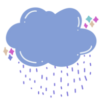 lluvia nubes ilustración png