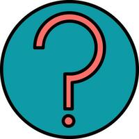 Question Mark Vector Icon