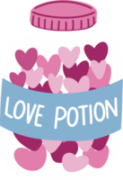 Love potion for valentine day png