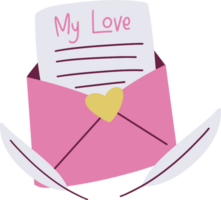 Letter Love for valentine day png