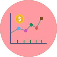 icono de vector de mercado de valores