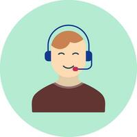 Customer Service Agent  Vector Icon