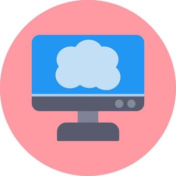 Cloud Computing Vector Icon