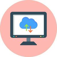 Cloud Computing Vector Icon