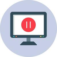 Pause Button Vector Icon