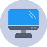 icono de vector de pantalla de monitor