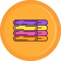 Fabric Line Filled Icon vector