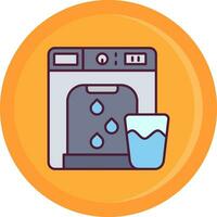 Dispenser Line Filled Icon vector