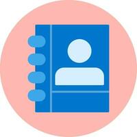 Contact Book Vector Icon