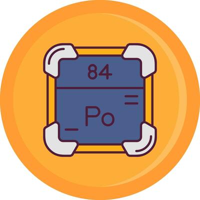 Polonium Line Filled Icon