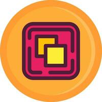 Drag and drop Line Filled Icon vector