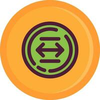 Left and right arrow Line Filled Icon vector