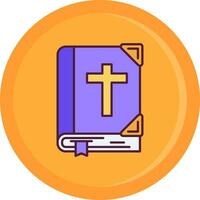 Bible Line Filled Icon vector