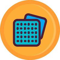 Pattern Line Filled Icon vector