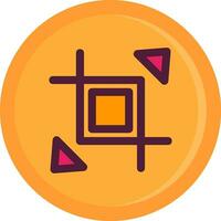 Expand crop resize Line Filled Icon vector