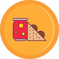 Food Line Filled Icon vector
