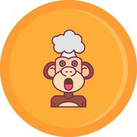 Exploding Line Filled Icon vector