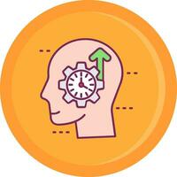 Productivity Line Filled Icon vector