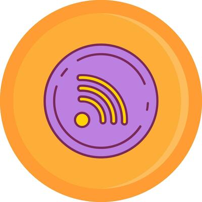 Rss Line Filled Icon