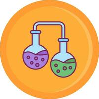 Experiment Line Filled Icon vector