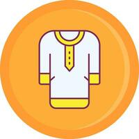 Clothes Line Filled Icon vector