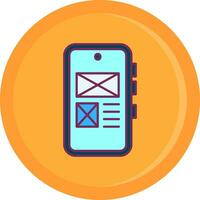UI desgin Line Filled Icon vector