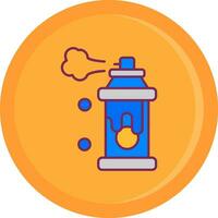 Spray Line Filled Icon vector