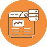 Web Hosting Vector Icon