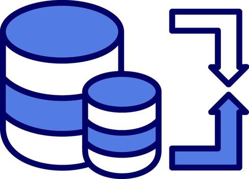 Data Migration Vector Icon