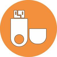 icono de vector de usb