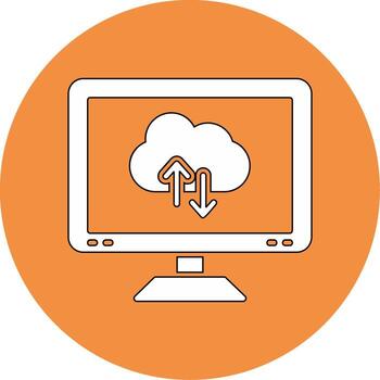 Cloud Computing Vector Icon