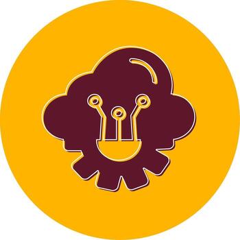 Cloud Computing Vector Icon