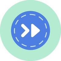 Fast Forward Vector Icon