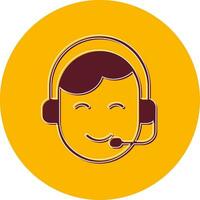 Customer Service Agent Vector Icon