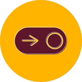 icono de vector de botón