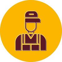 Delivery Boy Vector Icon