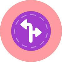 Turn Direction Vector Icon