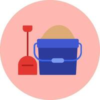 Sand bucket Vector Icon