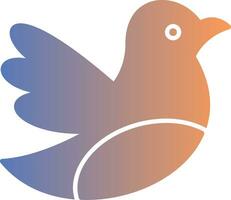 Bird Gradient Icon vector